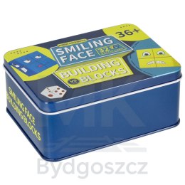 Gra edukacyjne wyzwania nauka emocji klocki drewniane