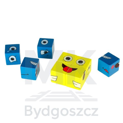 Gra edukacyjne wyzwania nauka emocji klocki drewniane Gra edukacyjne wyzwania nauka emocji klocki drewniane