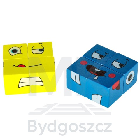Gra edukacyjne wyzwania nauka emocji klocki drewniane Gra edukacyjne wyzwania nauka emocji klocki drewniane