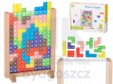 Gra logiczna układanka tetris stojący