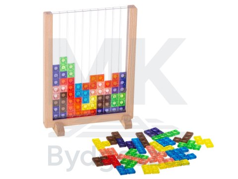 Gra logiczna układanka tetris stojący Gra logiczna układanka tetris stojący