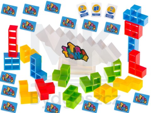 Gra zręcznościowa montessori gra logiczna układanka balansująca klocki tetris Gra zręcznościowa montessori gra logiczna układanka balansująca klocki tetris