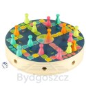 Gra zręcznościowa rodzinna rybki gąsienice łowienie montessori