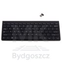 Klawiatura bezprzewodowa bluetooth Smart TV czarna