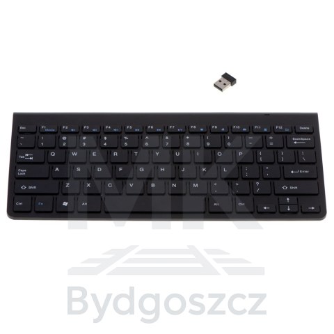 Klawiatura bezprzewodowa bluetooth Smart TV czarna Klawiatura bezprzewodowa bluetooth Smart TV czarna