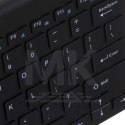 Klawiatura bezprzewodowa bluetooth Smart TV czarna