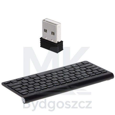 Klawiatura bezprzewodowa bluetooth Smart TV czarna Klawiatura bezprzewodowa bluetooth Smart TV czarna