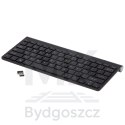 Klawiatura bezprzewodowa bluetooth Smart TV czarna