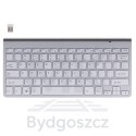 Klawiatura bezprzewodowa bluetooth Smart TV srebrna
