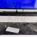Klawiatura bezprzewodowa bluetooth Smart TV srebrna