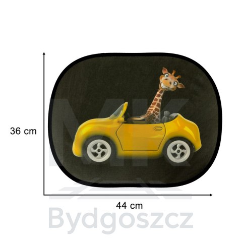 Kurtyna statyczna przeciwsłoneczna osłona okna samochodu żyrafa zestaw 2 szt. Kurtyna statyczna przeciwsłoneczna osłona okna samochodu żyrafa zestaw 2 szt.