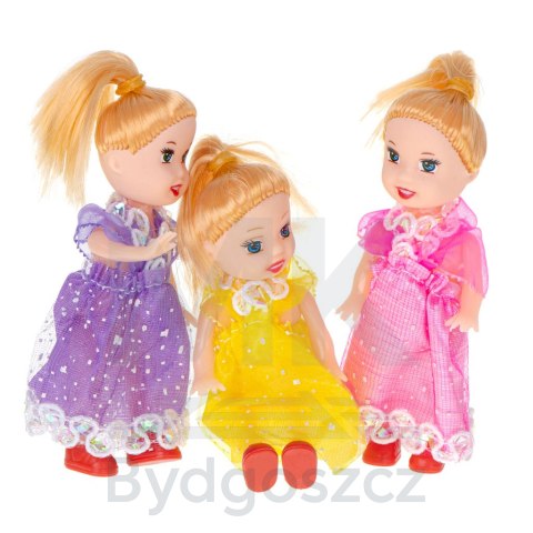 Lalki laleczki do domku dla lalek zestaw 3szt 10cm Lalki laleczki do domku dla lalek zestaw 3szt 10cm