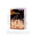 Lampki LED druciki dekoracyjne świąteczne choinkowe 5m 50LED zimny biały