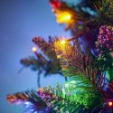 Lampki LED łańcuch świetlny świąteczne choinkowe 10m 100LED multikolor 8 trybów świecenia