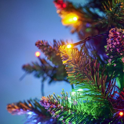 Lampki LED łańcuch świetlny świąteczne choinkowe 10m 100LED multikolor 8 trybów świecenia Lampki LED łańcuch świetlny świąteczne choinkowe 10m 100LED multikolor 8 trybów świecenia