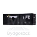 Lampy ogrodowe solarne najazdowe gruntowe czujnik zmierzchu wbijane świecący dysk 8LED 12szt. zimny biały
