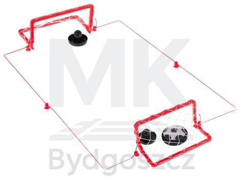 Latająca lewitująca piłka nożna krążek cymbergaj hoverball z bramkami Latająca lewitująca piłka nożna krążek cymbergaj hoverball z bramkami