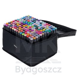 Markery dwustronne mazaki alkoholowe w etui 168 + podstawka
