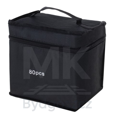 Markery dwustronne mazaki alkoholowe w etui 80 + podstawka Markery dwustronne mazaki alkoholowe w etui 80 + podstawka