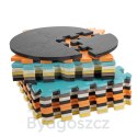 Mata edukacyjna piankowa puzzle zwierzątka kolorowa 114 x 114 cm 25 elementów