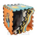 Mata edukacyjna piankowa puzzle zwierzątka kolorowa 114 x 114 cm 25 elementów