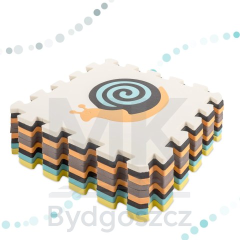 Mata edukacyjna piankowa puzzle zwierzątka kolorowa 85 x 85 cm 9 elementów Mata edukacyjna piankowa puzzle zwierzątka kolorowa 85 x 85 cm 9 elementów