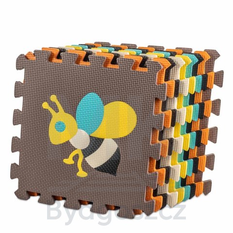 Mata edukacyjna piankowa puzzle zwierzątka kolorowa 85 x 85 cm 9 elementów Mata edukacyjna piankowa puzzle zwierzątka kolorowa 85 x 85 cm 9 elementów