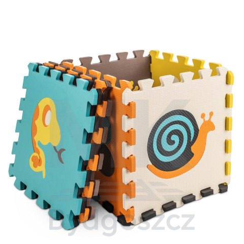 Mata edukacyjna piankowa puzzle zwierzątka kolorowa 85 x 85 cm 9 elementów Mata edukacyjna piankowa puzzle zwierzątka kolorowa 85 x 85 cm 9 elementów