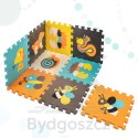 Mata edukacyjna piankowa puzzle zwierzątka kolorowa 85 x 85 cm 9 elementów