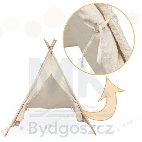 Namiot domek indiański dla dzieci tipi 135cm Namiot domek indiański dla dzieci tipi 135cm