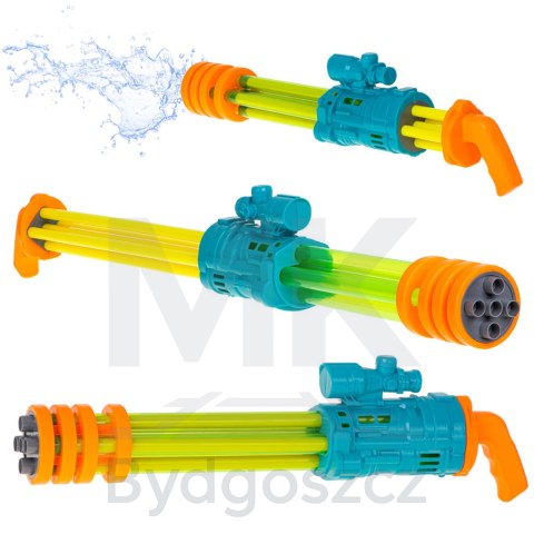 Pistolet na wodę sikawka do wody psikawka broń wodna 56cm niebieski