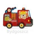 Puzzle drewniane sorter układanka straż pożarna