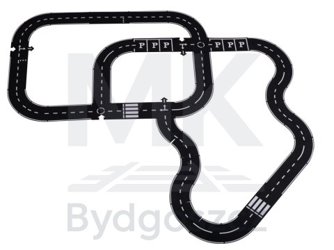 Puzzle kreatywne 2w1 droga jezdnia 40 elementów