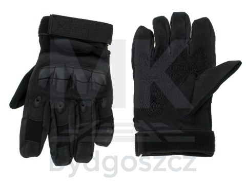 Rękawice taktyczne survival wojskowe ochrona kostek L czarne Rękawice taktyczne survival wojskowe ochrona kostek L czarne
