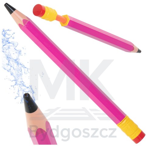Sikawka strzykawka pompka na wodę ołówek 54-86cm różowy