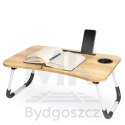 Stolik pod laptopa podstawka do łóżka mobilny śniadaniowy składany stojak