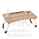 Stolik pod laptopa składany do łóżka podstawka śniadaniowa USB
