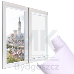 Folia rolka samoprzylepna okleina do szyb mleczna matowa 1,22x50m