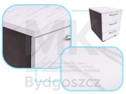 Folia rolka samoprzylepna okleina tapeta biały marmur - jazz 1,22x50m