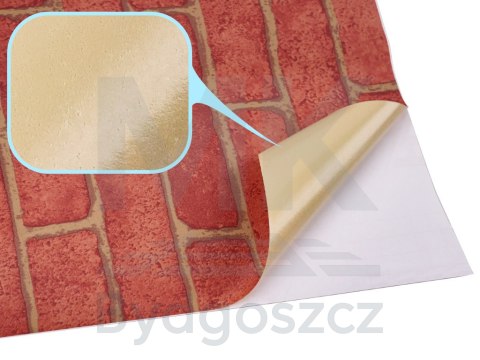 Folia rolka samoprzylepna okleina tapeta cegła 1,22x50m Folia rolka samoprzylepna okleina tapeta cegła 1,22x50m