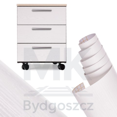 Folia rolka samoprzylepna okleina tapeta dąb biały 1,22x50m