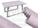 Folia rolka samoprzylepna okleina tapeta dąb srebrno-szary 1,22x50m