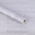 Folia rolka samoprzylepna okleina tapeta dąb srebrno-szary 1,22x50m