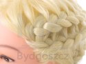 Główka głowa treningowa fryzjerska naturalne włosy blond