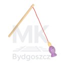 Gra drewniana montessori łowienie rybek marchewki robaczki