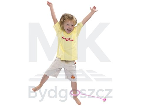 Hula hop na nogę skakanka skipper piłka świecąca migająca LED różowa Hula hop na nogę skakanka skipper piłka świecąca migająca LED różowa