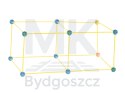 Klocki konstrukcyjne rurki słomki patyczki kreatywne baza namiot domek 75el.