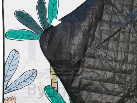 Koc piknikowy mata plażowa wodoodporna z izolacją składana na biwak palmy 150 x 200 cm Koc piknikowy mata plażowa wodoodporna z izolacją składana na biwak palmy 150 x 200 cm