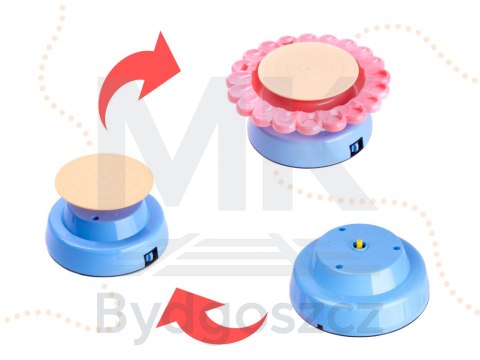 Koło garncarskie maszyna do ceramiki z gliną i farbami 600g