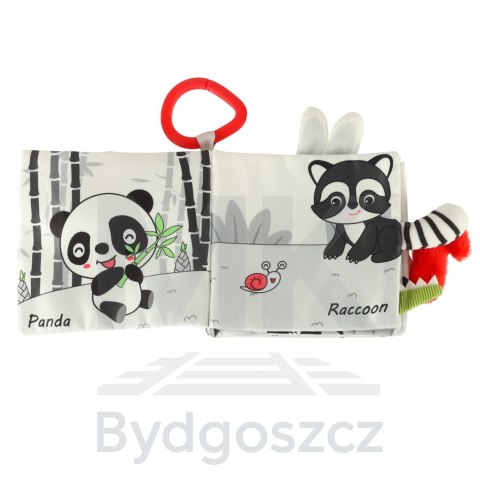 Książeczka sensoryczna miękka ogony zwierząt sowa Książeczka sensoryczna miękka ogony zwierząt sowa